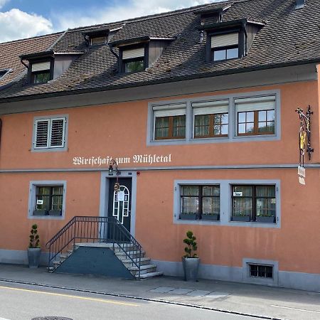 Garni-Hotel Mühletal Stein Am Rhein Exterior foto